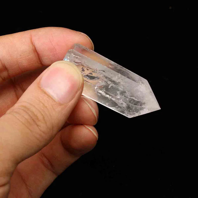 Natural Clear Quartz Crystal Point Wand – 30-40mm Reiki Healing Obelisk