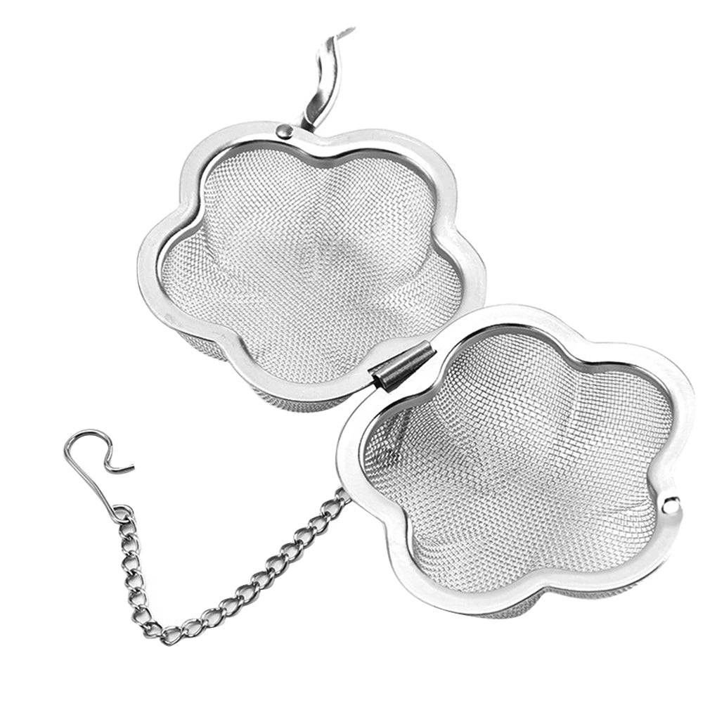 New Tea Strainer Stainless Steel Tea Infuser Mesh Tea Ball Infuser Filter Reusable Loose Leaf Strainer Herb Tea Accessories