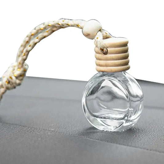 Car Essential Oil Diffuser Refillable Car Essential Oil Diffuser Car Air Freshener Perfume Bottle Aromatherapy Fragrance