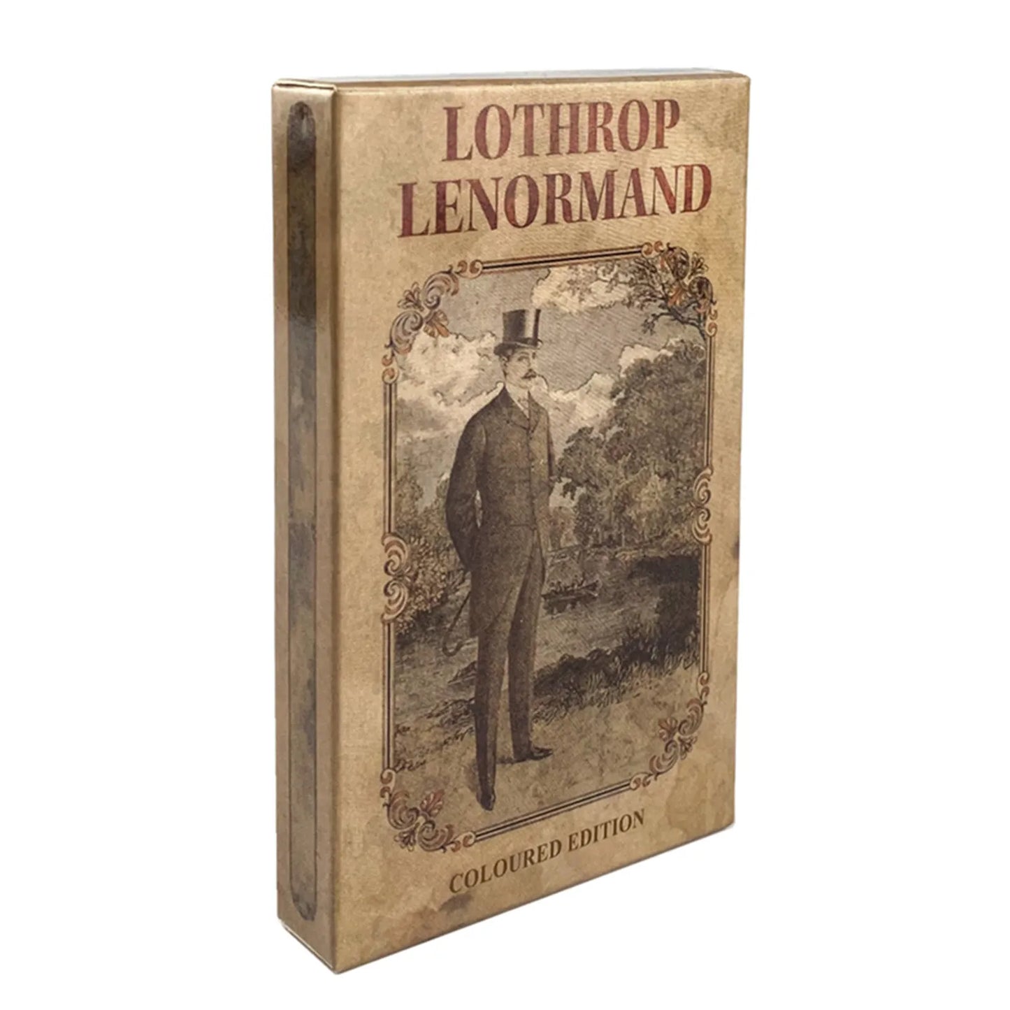 Lothrop Lenormand Coloured Divination Cards – Poker-Size Retro Vintage Oracle Deck