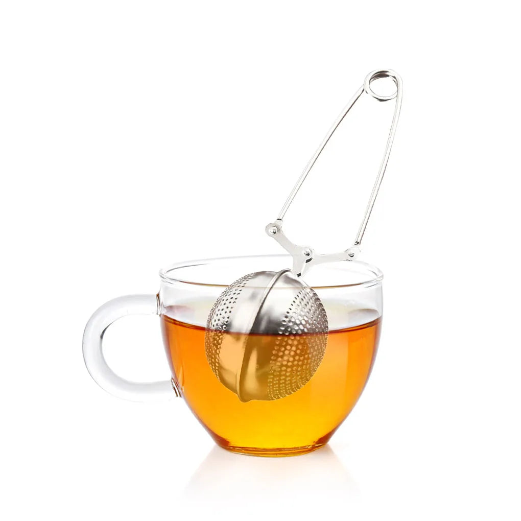 New Tea Strainer Stainless Steel Tea Infuser Mesh Tea Ball Infuser Filter Reusable Loose Leaf Strainer Herb Tea Accessories