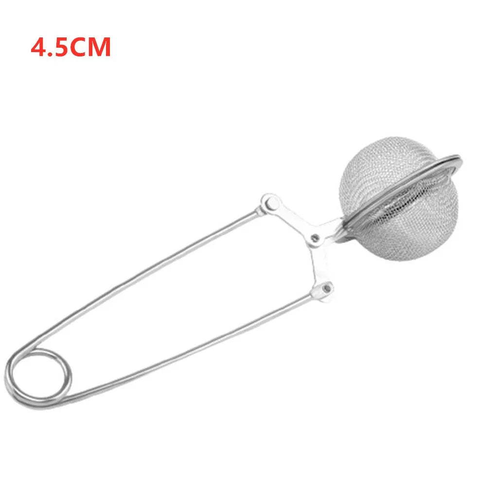 New Tea Strainer Stainless Steel Tea Infuser Mesh Tea Ball Infuser Filter Reusable Loose Leaf Strainer Herb Tea Accessories