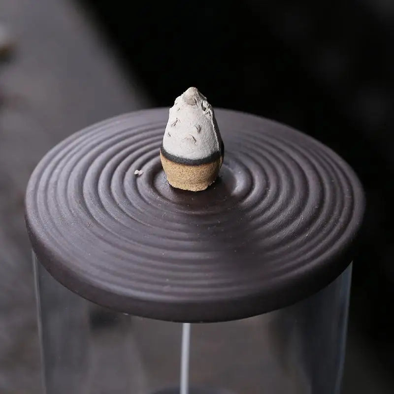 Handmade Ceramic Backflow Incense Burner – Mesmerizing Aromatherapy Decor