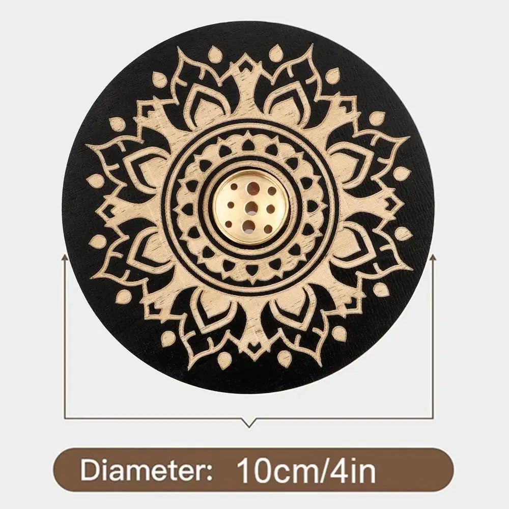 Incense Stick Burner Cute Incense Holder For Sticks Wood Incense Tray Holder For Sticks With 9 Hole For Yoga Meditation And Home