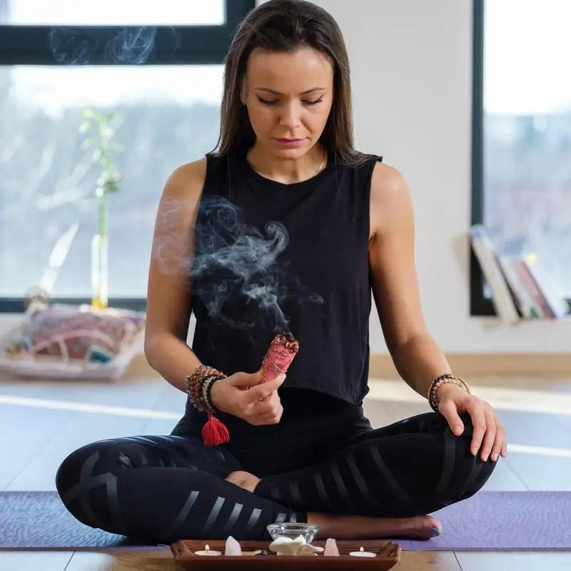 Dragon’s Blood Sage Smudge Sticks – Purify Negative Energy with Sacred Smoke
