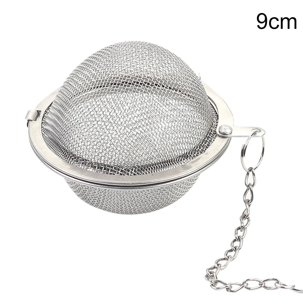 New Tea Strainer Stainless Steel Tea Infuser Mesh Tea Ball Infuser Filter Reusable Loose Leaf Strainer Herb Tea Accessories