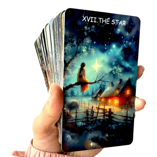 Pastoral Story Waite Tarot – 79-Card Deck with PDF Guide for Divination