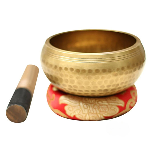 Handmade Buddhism Singing Bowl – Copper Tibetan Meditation Bowl for Yoga and Home Decor
